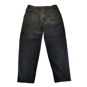 VTG Levis 560 Jeans Mens 40x32 Fits (39x31) Black Loose Tapered 90s Made USA 90s